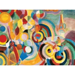 Homenaje de Delaunay a Blériot - Puzzle Michèle Wilson