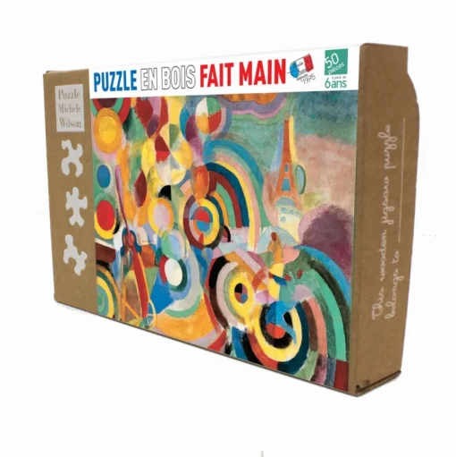 Homenaje de Delaunay a Blériot - Puzzle Michèle Wilson