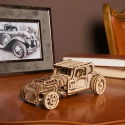 Hot Rod El Ratón Furioso modelo mecánico - Ugears