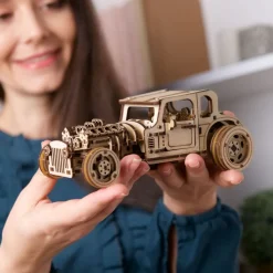 Hot Rod El Ratón Furioso modelo mecánico - Ugears