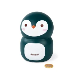 Hucha Pingüino de madera - Janod