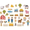 Imanes de madera de granja - Bigjigs Toys
