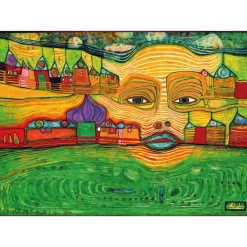 Irinalandia en los Balcanes de Hundertwasser - Puzzle Michèle Wilson