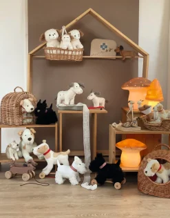 Jaula de mimbre para perros - Egmont Toys