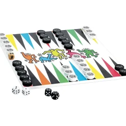 Jeu de Dames Backgammon Keith Haring - Vilac