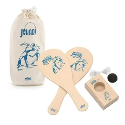 Jokari de madera haya maciza con bolsa de algodón - Vilac