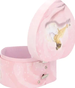 Joyero musical fosforescente rosa Bailarina - Trousselier