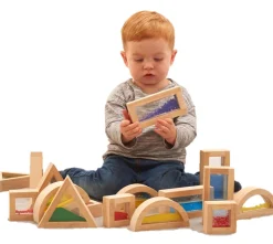 Juego de 16 bloques sensoriales - TickiT