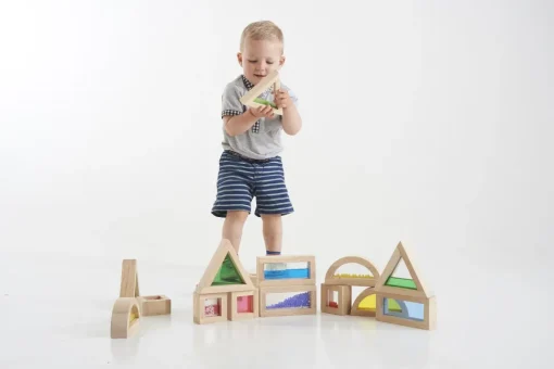 Juego de 16 bloques sensoriales - TickiT