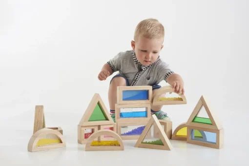 Juego de 16 bloques sensoriales - TickiT