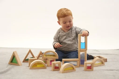 Juego de 16 bloques sensoriales - TickiT