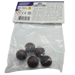 Juego de 5 bolas de catapulta marrones - Papo