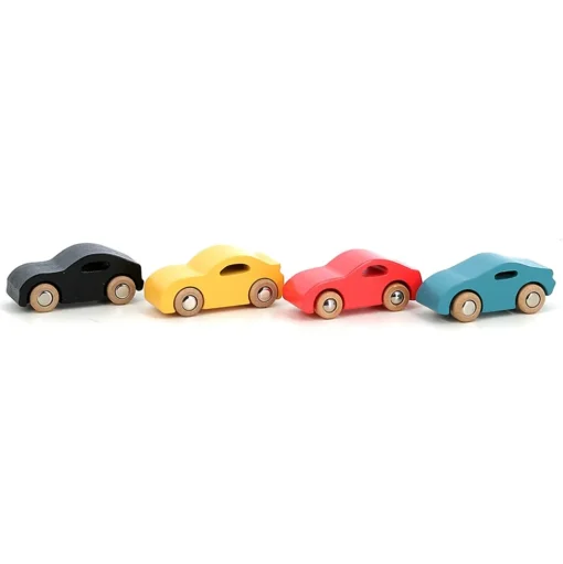 Juego de 4 coches de madera Supercars - Vilac