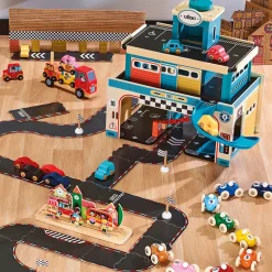 Juego de 4 coches de madera City - Vilac
