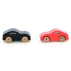 Juego de 4 coches de madera Supercars - Vilac