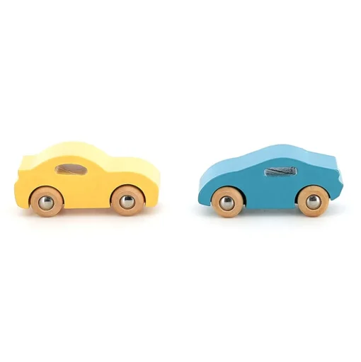 Juego de 4 coches de madera Supercars - Vilac