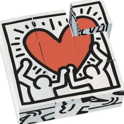 Juego de 9 cubos Keith Haring - Vilac