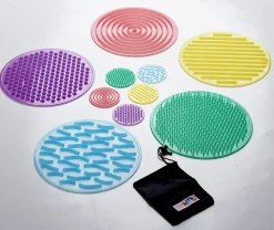 Juego de 10 discos sensoriales con textura - TickiT