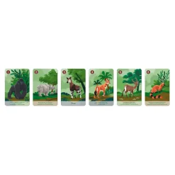 Juego de 7 familias del reino animal - Janod