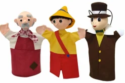 Juego de 3 marionetas de Pinocho - Mú