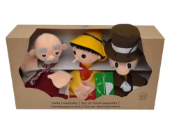 Juego de 3 marionetas de Pinocho - Mú