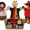 Juego de 3 marionetas El gato con botas - Mú