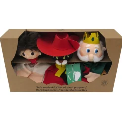 Juego de 3 marionetas El gato con botas - Mú
