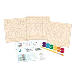 Juego de 3 mosaicos para pintar - Mazafran