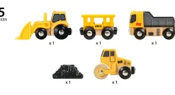 Juego de 3 máquinas de construcción - Brio