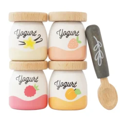 Juego de 4 yogures de madera - Le Toy Van