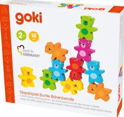 Juego de apilar osos de colores - Goki