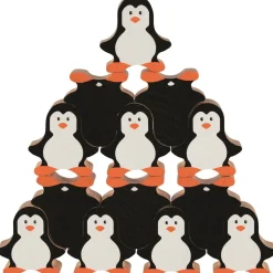 Juego de apilar pinguinos - Goki