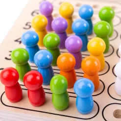 Juego de código de colores de madera - Bigjigs Toys