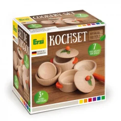 Juego de cocina natural 7 piezas - Erzi