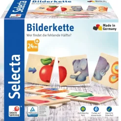 Juego de correspondencias imágenes de madera - Selecta