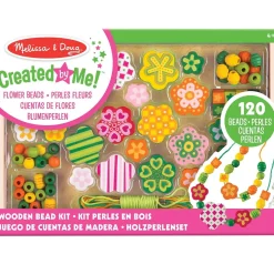 Juego de cuentas de madera Flower Power - Melissa & Doug