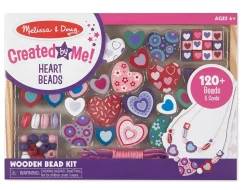 Juego de cuentas de madera Corazones pequeños - Melissa & Doug