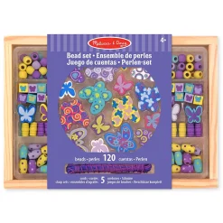 Juego de cuentas de madera de mariposa - Melissa & Doug