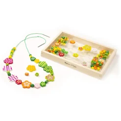 Juego de cuentas de madera Flower Power - Melissa & Doug