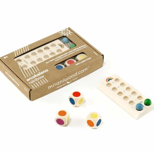 Juego de madera arco iris - Milaniwood