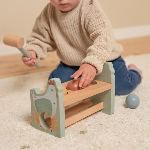 Juego de martillar de madera Little Farm - Little Dutch