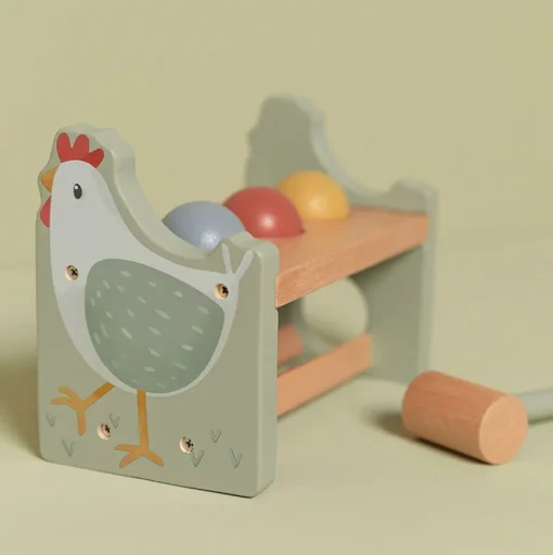 Juego de martillar de madera Little Farm - Little Dutch