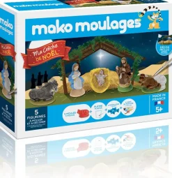 Juego de moldes Cuna de Navidad - Mako Créations