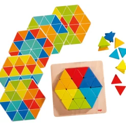 Juego de montaje de triángulos mágicos - Haba