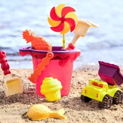 Juego de playa rojo - B.Toys