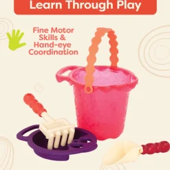 Juego de playa rojo - B.Toys