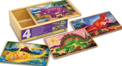 Juego de rompecabezas de dinosaurios de 12 piezas - Melissa & Doug