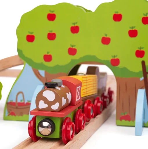 Juego de tren de granja - Bigjigs Toys