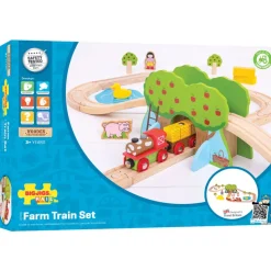 Juego de tren de granja - Bigjigs Toys