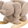 Juguete mecedor Teddy el elefante gris pardo - Nattou
